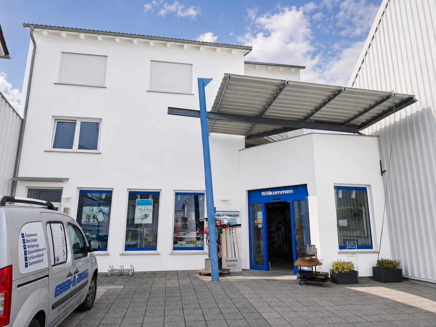 Eisen-Stenger GmbH Ladengeschäft Frontansicht